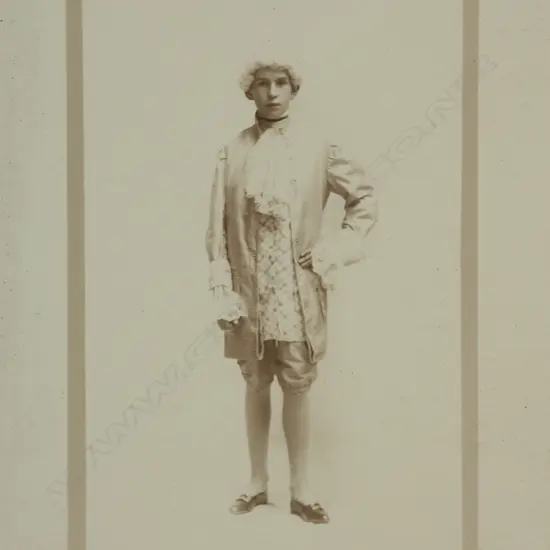 Frederick William Bunting (1869-1913) ‘Youth in 18th century fancy dress’, 1910